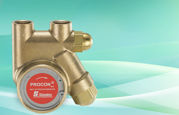 NSF Procon Pump Brass w/ .188″ Double Flat Drive 110 GPH 3/8″ NPT – 99 PSI Relief Valve