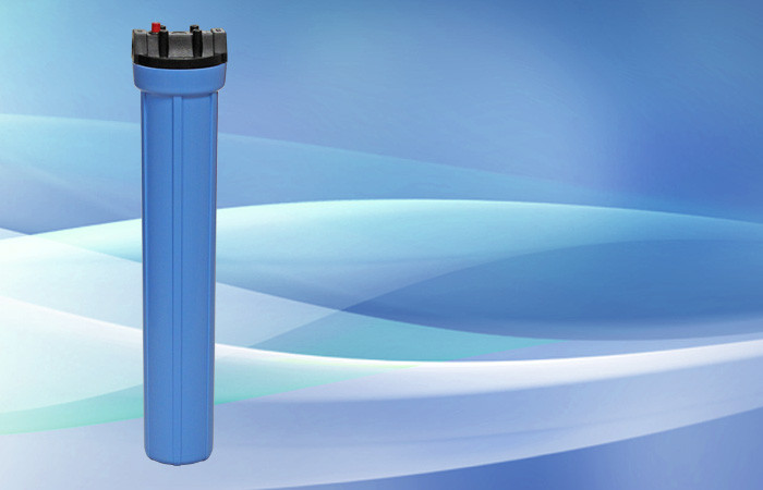 Pentek Standard Filter Housing 20″ Blue Sump 3/4″ Valve in Head w/PR